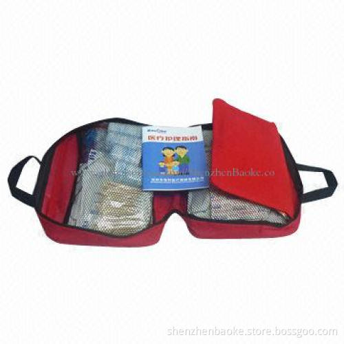 CE ISO Compliant Medical First Aid Bag with Pockets Inside and Free for 1 Colour Logo Printing